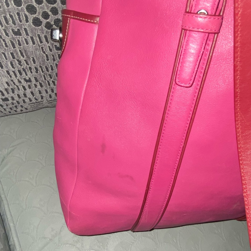 Leather ware Hampton Gallery Rose Tote w Wallet - Picture 10 of 16